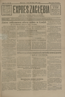 Expres Zagłębia : jedyny organ demokratyczny niezależny woj. kieleckiego. R.6, nr 58 (28 lutego 1931)
