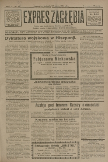 Expres Zagłębia : jedyny organ demokratyczny niezależny woj. kieleckiego. R.6, nr 87 (29 marca 1931)