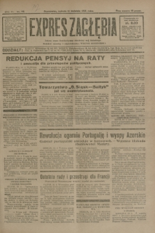 Expres Zagłębia : jedyny organ demokratyczny niezależny woj. kieleckiego. R.6, nr 98 (11 kwietnia 1931)