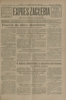 Expres Zagłębia : jedyny organ demokratyczny niezależny woj. kieleckiego. R.6, nr 107 (20 kwietnia 1931)
