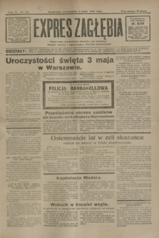 Expres Zagłębia : jedyny organ demokratyczny niezależny woj. kieleckiego. R.6, nr 121 (4 maja 1931)