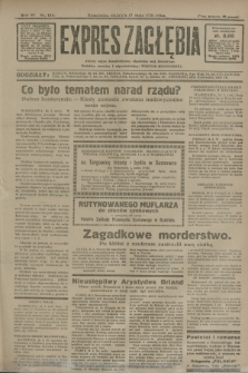 Expres Zagłębia : jedyny organ demokratyczny niezależny woj. kieleckiego. R.6, nr 134 (17 maja 1931)