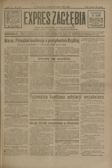 Expres Zagłębia : jedyny organ demokratyczny niezależny woj. kieleckiego. R.6, nr 140 (23 maja 1931)