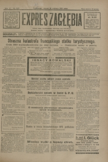 Expres Zagłębia : jedyny organ demokratyczny niezależny woj. kieleckiego. R.6, nr 162 (16 czerwca 1931)