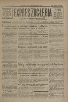 Expres Zagłębia : jedyny organ demokratyczny niezależny woj. kieleckiego. R.6, nr 165 (19 czerwca 1931)
