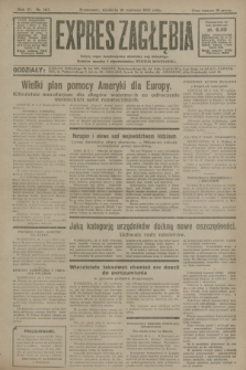 Expres Zagłębia : jedyny organ demokratyczny niezależny woj. kieleckiego. R.6, nr 167 (21 czerwca 1931)