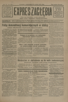 Expres Zagłębia : jedyny organ demokratyczny niezależny woj. kieleckiego. R.6, nr 168 (22 czerwca 1931)
