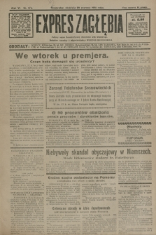 Expres Zagłębia : jedyny organ demokratyczny niezależny woj. kieleckiego. R.6, nr 174 (28 czerwca 1931)