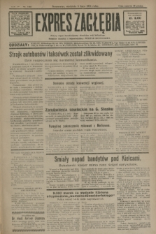 Expres Zagłębia : jedyny organ demokratyczny niezależny woj. kieleckiego. R.6, nr 180 (5 lipca 1931)