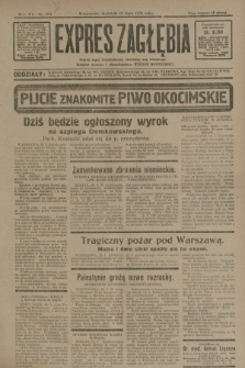 Expres Zagłębia : jedyny organ demokratyczny niezależny woj. kieleckiego. R.6, nr 194 (19 lipca 1931)