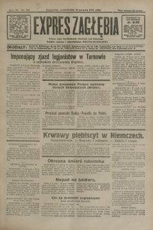 Expres Zagłębia : jedyny organ demokratyczny niezależny woj. kieleckiego. R.6, nr 216 (10 sierpnia 1931)