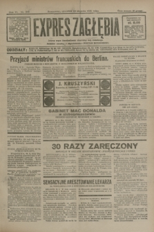 Expres Zagłębia : jedyny organ demokratyczny niezależny woj. kieleckiego. R.6, nr 219 (13 sierpnia 1931)