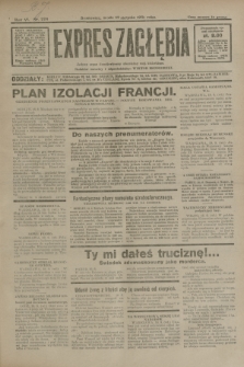 Expres Zagłębia : jedyny organ demokratyczny niezależny woj. kieleckiego. R.6, nr 224 (19 sierpnia 1931)