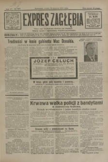 Expres Zagłębia : jedyny organ demokratyczny niezależny woj. kieleckiego. R.6, nr 226 (21 sierpnia 1931)