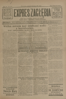 Expres Zagłębia : jedyny organ demokratyczny niezależny woj. kieleckiego. R.6, nr 231 (26 sierpnia 1931)
