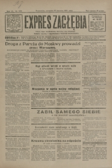 Expres Zagłębia : jedyny organ demokratyczny niezależny woj. kieleckiego. R.6, nr 232 (27 sierpnia 1931)