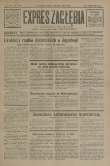 Expres Zagłębia : jedyny organ demokratyczny niezależny woj. kieleckiego. R.6, nr 240 (4 września 1931)