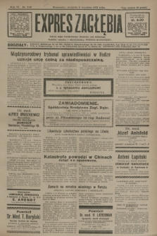 Expres Zagłębia : jedyny organ demokratyczny niezależny woj. kieleckiego. R.6, nr 242 (6 września 1931)