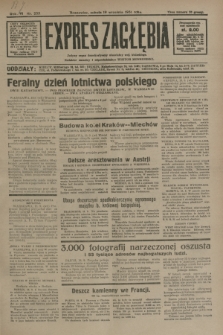 Expres Zagłębia : jedyny organ demokratyczny niezależny woj. kieleckiego. R.6, nr 255 (19 września 1931)