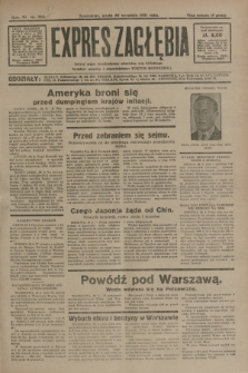 Expres Zagłębia : jedyny organ demokratyczny niezależny woj. kieleckiego. R.6, nr 266 (30 września 1931)