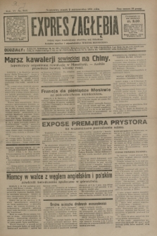 Expres Zagłębia : jedyny organ demokratyczny niezależny woj. kieleckiego. R.6, nr 268 (2 października 1931)