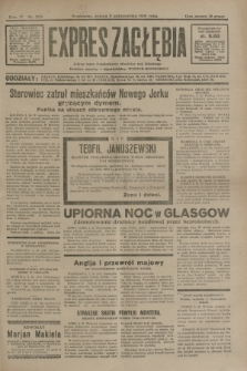 Expres Zagłębia : jedyny organ demokratyczny niezależny woj. kieleckiego. R.6, nr 269 (3 października 1931)