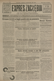 Expres Zagłębia : jedyny organ demokratyczny niezależny woj. kieleckiego. R.6, nr 270 (4 października 1931)