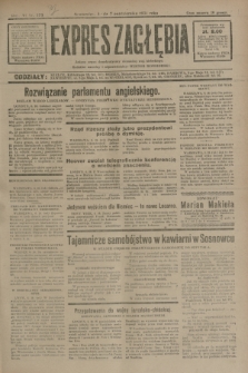 Expres Zagłębia : jedyny organ demokratyczny niezależny woj. kieleckiego. R.6, nr 273 (7 października 1931)