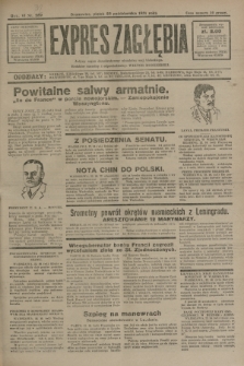 Expres Zagłębia : jedyny organ demokratyczny niezależny woj. kieleckiego. R.6, nr 289 (23 października 1931)