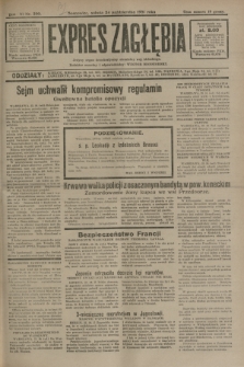 Expres Zagłębia : jedyny organ demokratyczny niezależny woj. kieleckiego. R.6, nr 290 (24 października 1931)