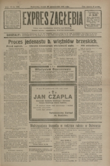 Expres Zagłębia : jedyny organ demokratyczny niezależny woj. kieleckiego. R.6, nr 293 (27 października 1931)