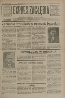 Expres Zagłębia : jedyny organ demokratyczny niezależny woj. kieleckiego. R.6, nr 297 (31 października 1931)