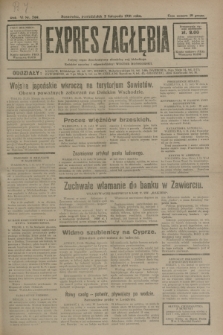 Expres Zagłębia : jedyny organ demokratyczny niezależny woj. kieleckiego. R.6, nr 299 (2 listopada 1931)