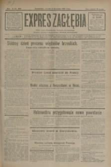 Expres Zagłębia : jedyny organ demokratyczny niezależny woj. kieleckiego. R.6, nr 300 (3 listopada 1931)