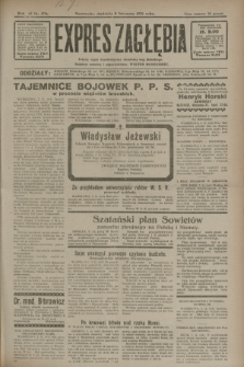 Expres Zagłębia : jedyny organ demokratyczny niezależny woj. kieleckiego. R.6, nr 305 (8 listopada 1931)