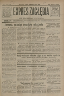 Expres Zagłębia : jedyny organ demokratyczny niezależny woj. kieleckiego. R.6, nr 311 (14 listopada 1931)