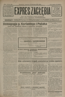 Expres Zagłębia : jedyny organ demokratyczny niezależny woj. kieleckiego. R.6, nr 312 (15 listopada 1931)
