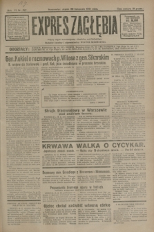 Expres Zagłębia : jedyny organ demokratyczny niezależny woj. kieleckiego. R.6, nr 317 (20 listopada 1931)