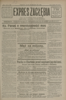 Expres Zagłębia : jedyny organ demokratyczny niezależny woj. kieleckiego. R.6, nr 321 (24 listopada 1931)