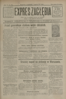 Expres Zagłębia : jedyny organ demokratyczny niezależny woj. kieleckiego. R.6, nr 334 (7 grudnia 1931)