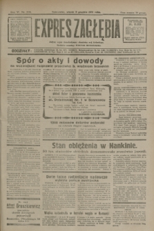 Expres Zagłębia : jedyny organ demokratyczny niezależny woj. kieleckiego. R.6, nr 335 (8 grudnia 1931)