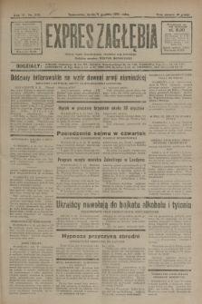 Expres Zagłębia : jedyny organ demokratyczny niezależny woj. kieleckiego. R.6, nr 336 (9 grudnia 1931)