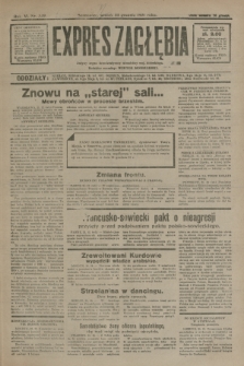 Expres Zagłębia : jedyny organ demokratyczny niezależny woj. kieleckiego. R.6, nr 349 (22 grudnia 1931)