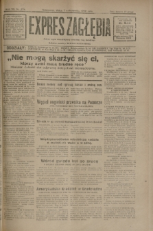 Expres Zagłębia : jedyny organ demokratyczny niezależny woj. kieleckiego. R.7, nr 276 (7 październik 1932)