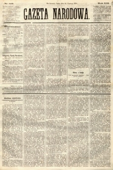 Gazeta Narodowa. 1874, nr 142