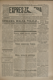 Expres Zagłębia : jedyny organ demokratyczny niezależny woj. kieleckiego. R.9, nr 22 (23 stycznia 1934)