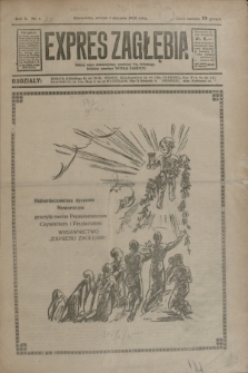 Expres Zagłębia : jedyny organ demokratyczny niezależny woj. kieleckiego. R.10, nr 1 (1 stycznia 1935)