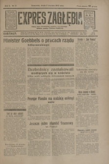 Expres Zagłębia : jedyny organ demokratyczny niezależny woj. kieleckiego. R.10, nr 2 (2 stycznia 1935)
