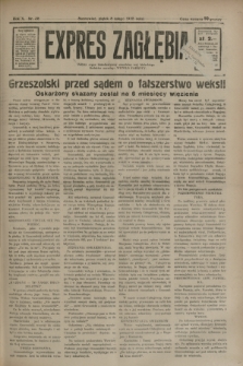 Expres Zagłębia : jedyny organ demokratyczny niezależny woj. kieleckiego. R.10, nr 38 (8 lutego 1935)