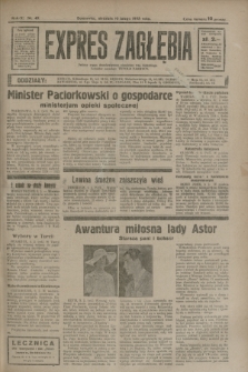 Expres Zagłębia : jedyny organ demokratyczny niezależny woj. kieleckiego. R.10, nr 40 (10 lutego 1935)